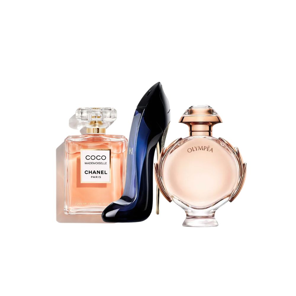 NUEVO COMBO X3 DE PERFUMES: GOOD GIRL, COCO M